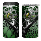 Warriors Maori Darts 4 in 1 Can Cooler Tumbler New Zealand Darts Silver Fern