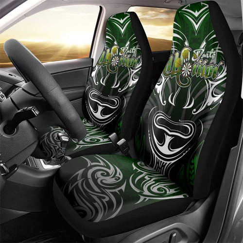 Warriors Maori Darts Car Seat Cover New Zealand Darts Silver Fern