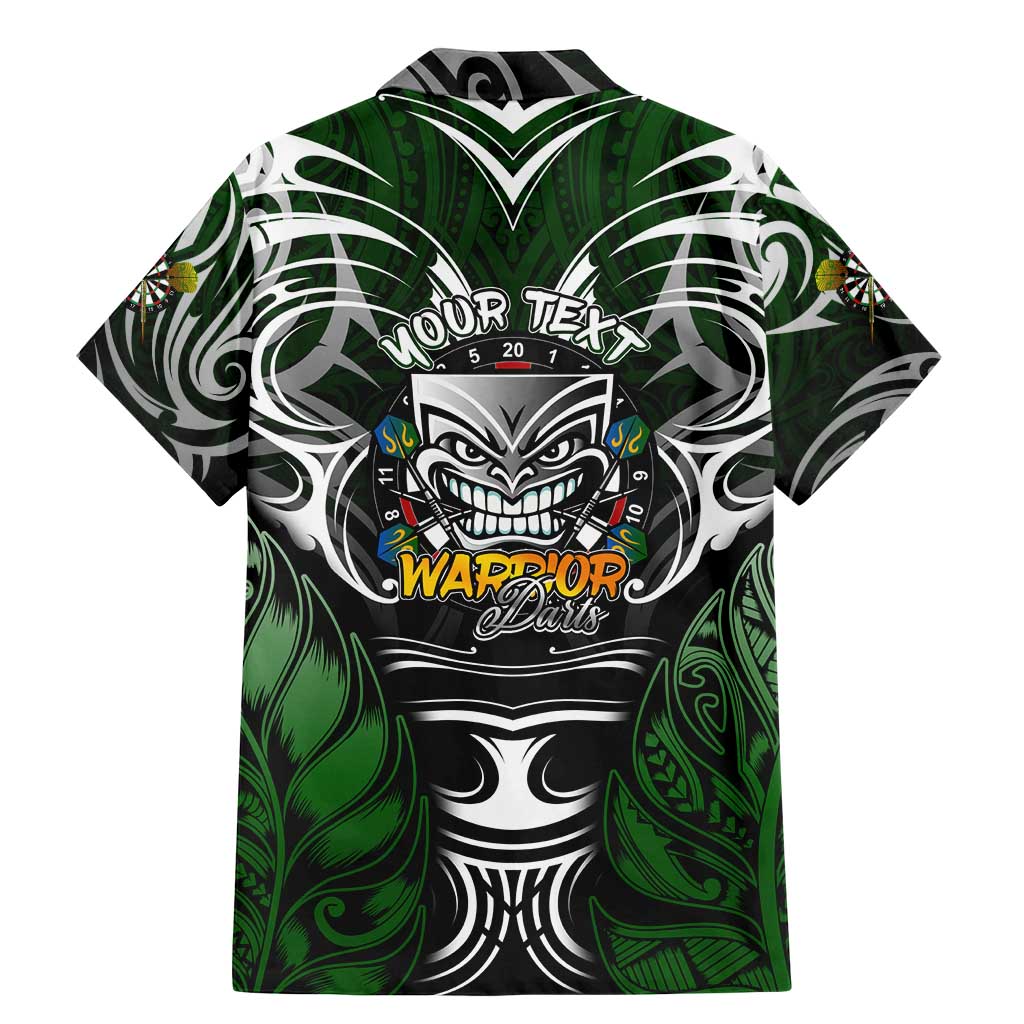 Personalised Warriors Maori Darts Family Matching Mermaid Dress and Hawaiian Shirt New Zealand Darts Silver Fern