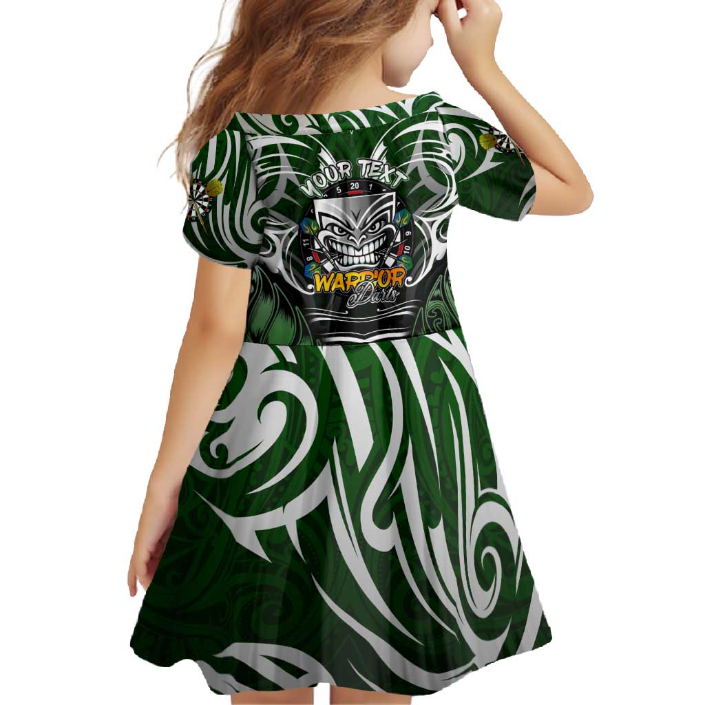Personalised Warriors Maori Darts Family Matching Off Shoulder Maxi Dress and Hawaiian Shirt New Zealand Darts Silver Fern