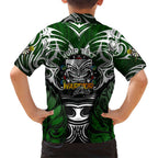 Personalised Warriors Maori Darts Hawaiian Shirt New Zealand Darts Silver Fern