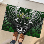 Warriors Maori Darts Rubber Doormat New Zealand Darts Silver Fern