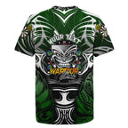 Personalised Warriors Maori Darts Rugby Jersey New Zealand Darts Silver Fern
