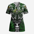 Personalised Warriors Maori Darts Scrub Top New Zealand Darts Silver Fern - Aussie Hoodie
