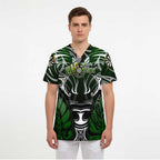 Personalised Warriors Maori Darts Scrub Top New Zealand Darts Silver Fern - Aussie Hoodie
