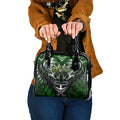 Warriors Maori Darts Shoulder Handbag New Zealand Darts Silver Fern