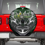 Warriors Maori Darts Spare Tire Cover New Zealand Darts Silver Fern