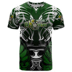 Personalised Warriors Maori Darts T Shirt New Zealand Darts Silver Fern