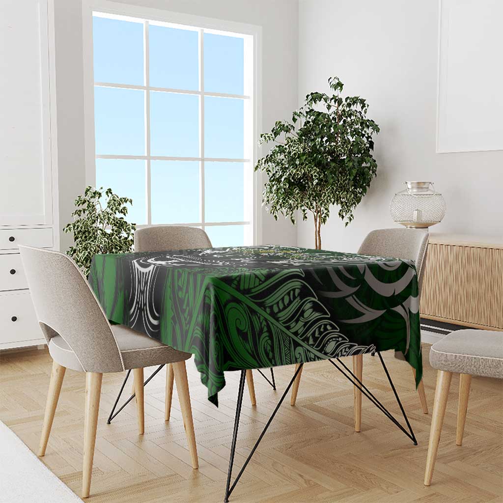 Warriors Maori Darts Tablecloth New Zealand Darts Silver Fern