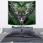 Warriors Maori Darts Tapestry New Zealand Darts Silver Fern