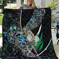 New Zealand Darts Quilt NZ Paua Shell Maori Fern
