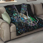 New Zealand Darts Quilt NZ Paua Shell Maori Fern