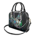 New Zealand Darts Shoulder Handbag NZ Paua Shell Maori Fern