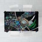New Zealand Darts Tablecloth NZ Paua Shell Maori Fern