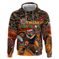 Merry Christmas Wests Tigers Hoodie Aboriginal Santa Rugby Mascot - The Tigers