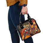 Merry Christmas Wests Tigers Shoulder Handbag Aboriginal Santa Rugby Mascot - The Tigers