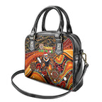 Merry Christmas Wests Tigers Shoulder Handbag Aboriginal Santa Rugby Mascot - The Tigers