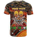 Merry Christmas Wests Tigers T Shirt Aboriginal Santa Rugby Mascot - The Tigers