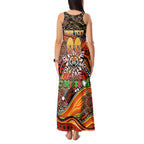 Merry Christmas Wests Tigers Tank Maxi Dress Aboriginal Santa Rugby Mascot - The Tigers