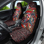 Merry Christmas Dragons Car Seat Cover Aboriginal Santa Rugby Mascot - St George Illawarra