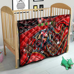 Merry Christmas Dragons Quilt Aboriginal Santa Rugby Mascot - St George Illawarra