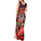 Merry Christmas Dragons Tank Maxi Dress Aboriginal Santa Rugby Mascot - St George Illawarra