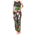 Merry Christmas Rabbitohs Tank Maxi Dress Aboriginal Santa Rugby Mascot - South Sydney Bunnies