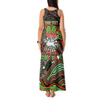 Merry Christmas Rabbitohs Tank Maxi Dress Aboriginal Santa Rugby Mascot - South Sydney Bunnies