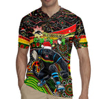 Merry Christmas Penrith Panthers Rugby Jersey Aboriginal Santa Rugby Mascot - The Riff