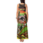 Merry Christmas Penrith Panthers Tank Maxi Dress Aboriginal Santa Rugby Mascot - The Riff