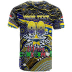 Merry Christmas Cowboys T Shirt Aboriginal Santa Rugby Mascot - North Queensland