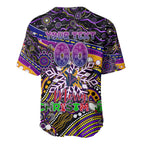 Merry Christmas Storm Baseball Jersey Aboriginal Santa Rugby Mascot - Melbourne