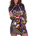 Merry Christmas Storm Hoodie Dress Aboriginal Santa Rugby Mascot - Melbourne
