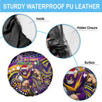 Merry Christmas Storm Spare Tire Cover Aboriginal Santa Rugby Mascot - Melbourne