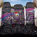 Merry Christmas Manly Warringah Sea Eagles Back Car Seat Cover Aboriginal Santa Rugby Mascot - Silvertails