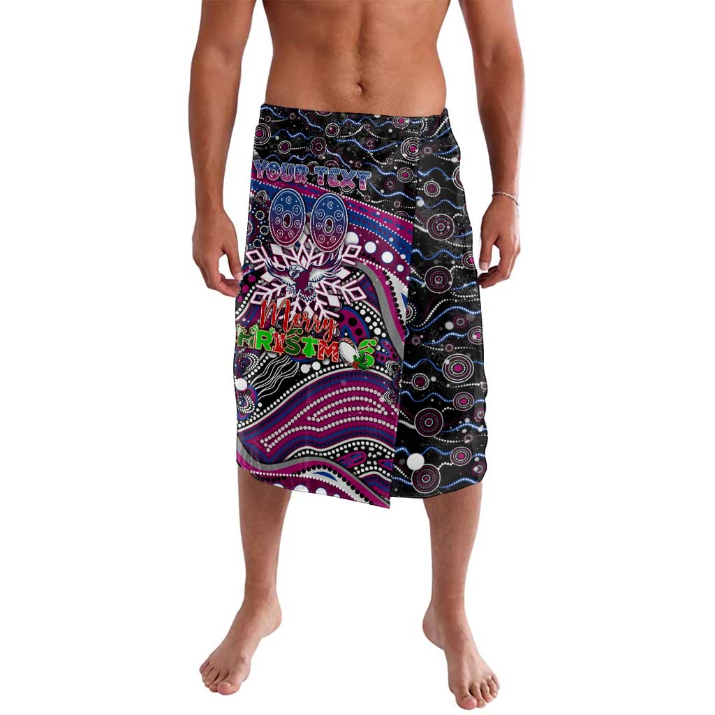 Merry Christmas Manly Warringah Sea Eagles Lavalava Aboriginal Santa Rugby Mascot - Silvertails