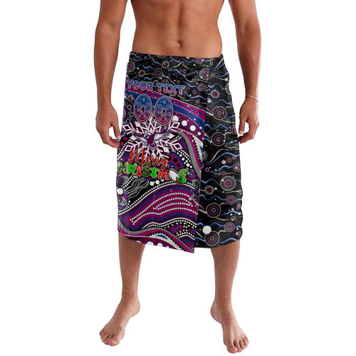 Merry Christmas Manly Warringah Sea Eagles Lavalava Aboriginal Santa Rugby Mascot - Silvertails