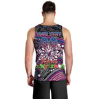 Merry Christmas Manly Warringah Sea Eagles Men Tank Top Aboriginal Santa Rugby Mascot - Silvertails