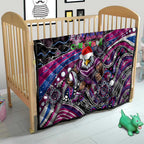 Merry Christmas Manly Warringah Sea Eagles Quilt Aboriginal Santa Rugby Mascot - Silvertails