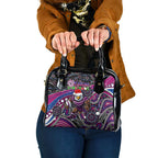 Merry Christmas Manly Warringah Sea Eagles Shoulder Handbag Aboriginal Santa Rugby Mascot - Silvertails