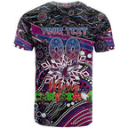 Merry Christmas Manly Warringah Sea Eagles T Shirt Aboriginal Santa Rugby Mascot - Silvertails