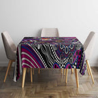 Merry Christmas Manly Warringah Sea Eagles Tablecloth Aboriginal Santa Rugby Mascot - Silvertails