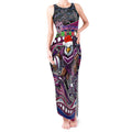 Merry Christmas Manly Warringah Sea Eagles Tank Maxi Dress Aboriginal Santa Rugby Mascot - Silvertails