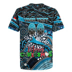 Merry Christmas Sharks Rugby Jersey Aboriginal Santa Rugby Mascot - Cronulla Sutherland