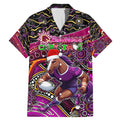 Merry Christmas Broncos Family Matching Mermaid Dress and Hawaiian Shirt Aboriginal Santa Rugby Mascot - Brisbane