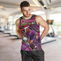 Merry Christmas Broncos Men Tank Top Aboriginal Santa Rugby Mascot - Brisbane