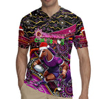 Merry Christmas Broncos Rugby Jersey Aboriginal Santa Rugby Mascot - Brisbane