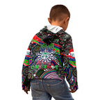 Merry Christmas New Zealand Warriors Kid Hoodie Aboriginal Santa Rugby Mascot