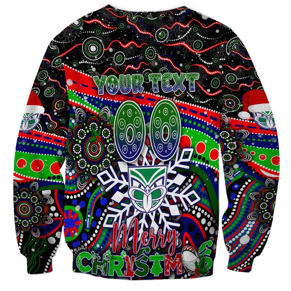 Merry Christmas New Zealand Warriors Sweatshirt Aboriginal Santa Rugby Mascot