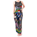 Merry Christmas New Zealand Warriors Tank Maxi Dress Aboriginal Santa Rugby Mascot